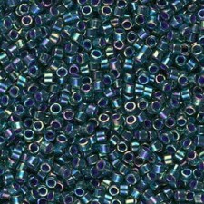 Miyuki delica Beads 11/0 - Lined emerald ab DB-276